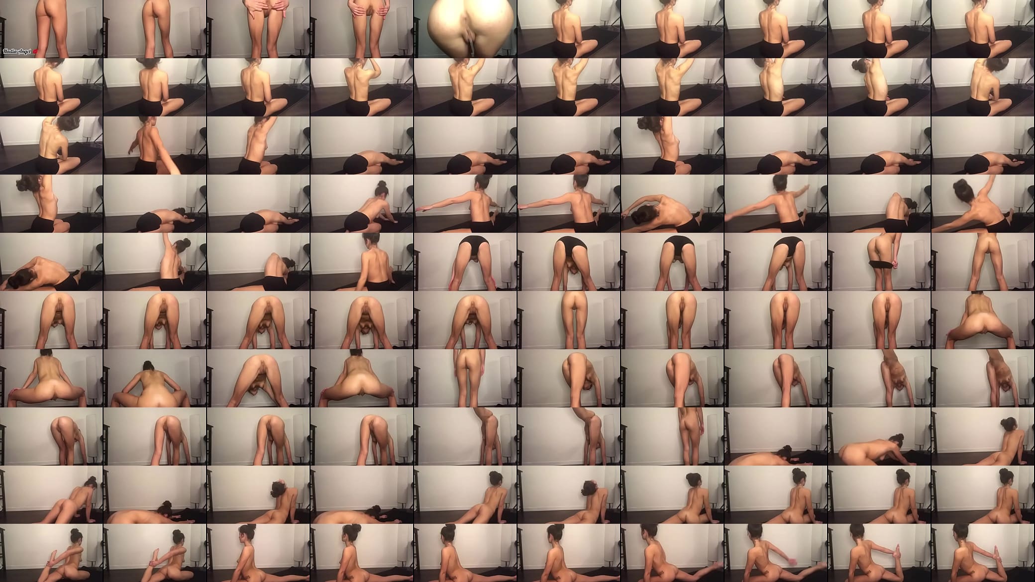 Petite Fit Teen Nadia Diamo Stretching and Yoga 预览图
