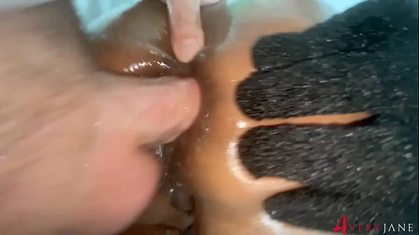 Big Ass Ebony Anal Gapes with Thick White Cock