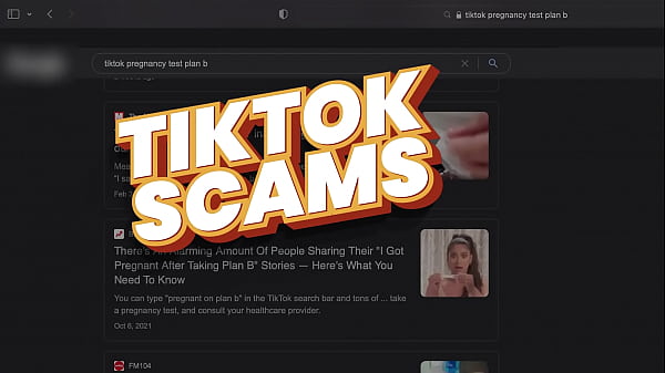 Tik x Tok Scammer Tricks Pretty Black Teen into Creampie