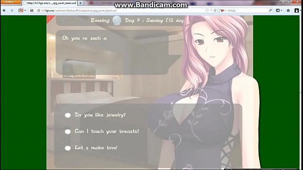 Seductive RPG Swim Team Flash game