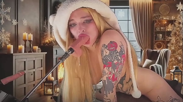 A SLOBBERY BLOWJOB FROM AN ADORABLE BLONDE
