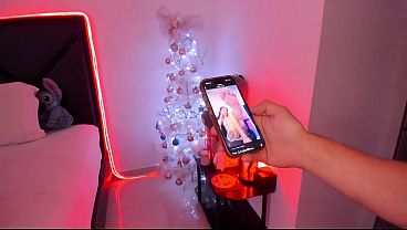 FULL VIDEO - i found the perfect christmas present, it's a sexy petite blonde next to my tree