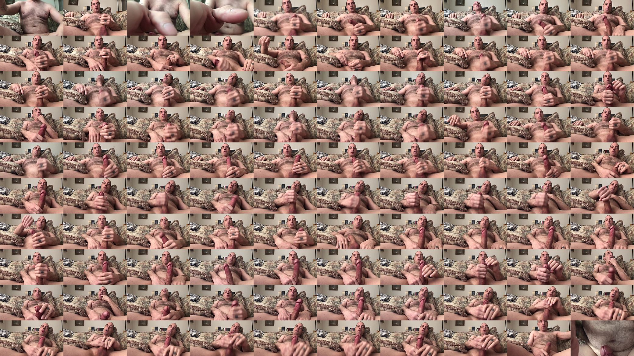 Solo  playing with my big hard  cock 预览图