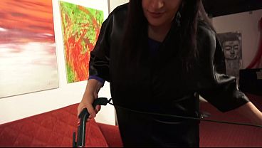 Horny MILF Maid Caught Fingering Pussy - Boss Fucks Her Raw & Creampie Finish