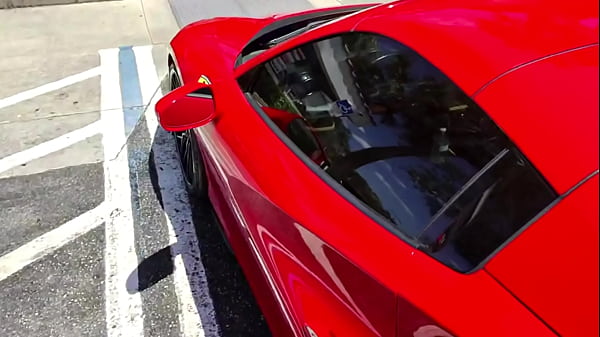 Real Gas Station Pick Up Fine Ass Luna Luxe Gets Fucked on Teddy Tarantino's Ferrari