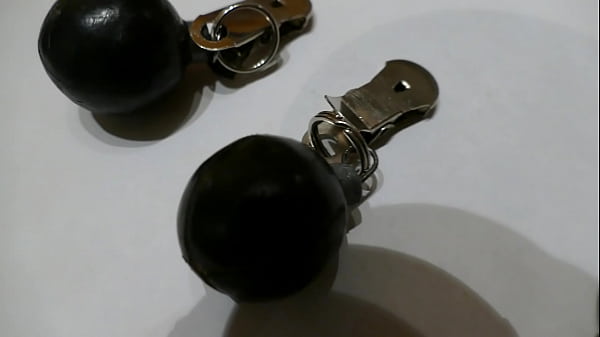 My nipple clamps for christmas pleasure all da...