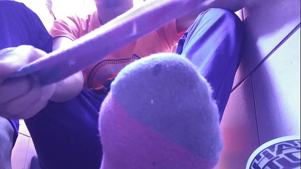 HAVING A REST WITH MY NEW COLOR SOCKS PT 2 I FE...