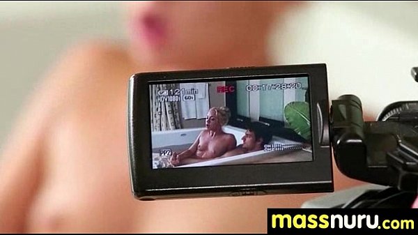 slippery nuru massage for lucky dude 7