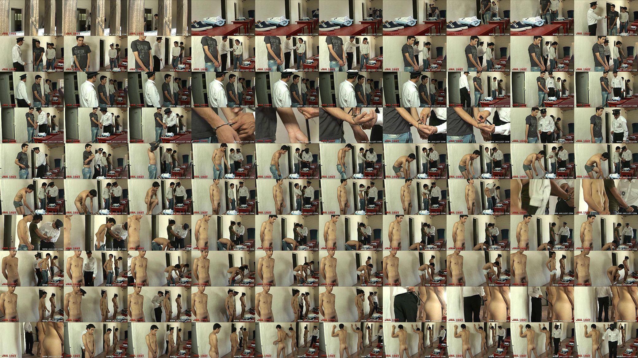 Old freak strips naked several hot prison newbies 预览图