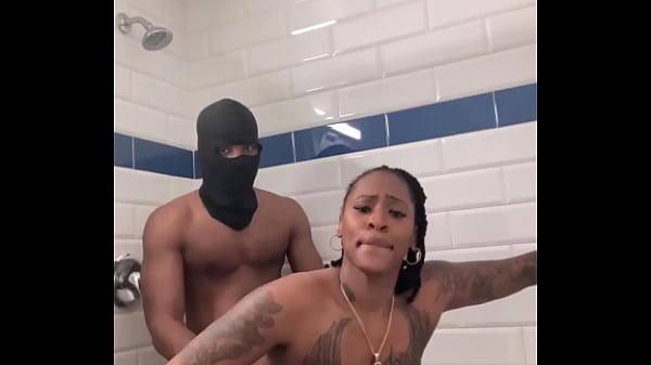 Busty chick Marrijanee gets fucked in her ass in shower!