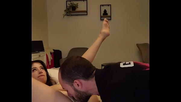 Romantic couple enjoys deepthroat and pussy licking before making love