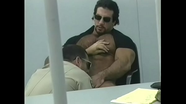 Download Video - Stud taken for booking and gets cock in mouth and ass in jail cell