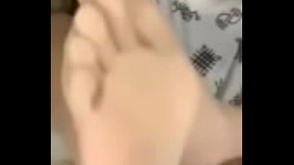 Cutie Julya sniffs her nylon feet in pantyhose