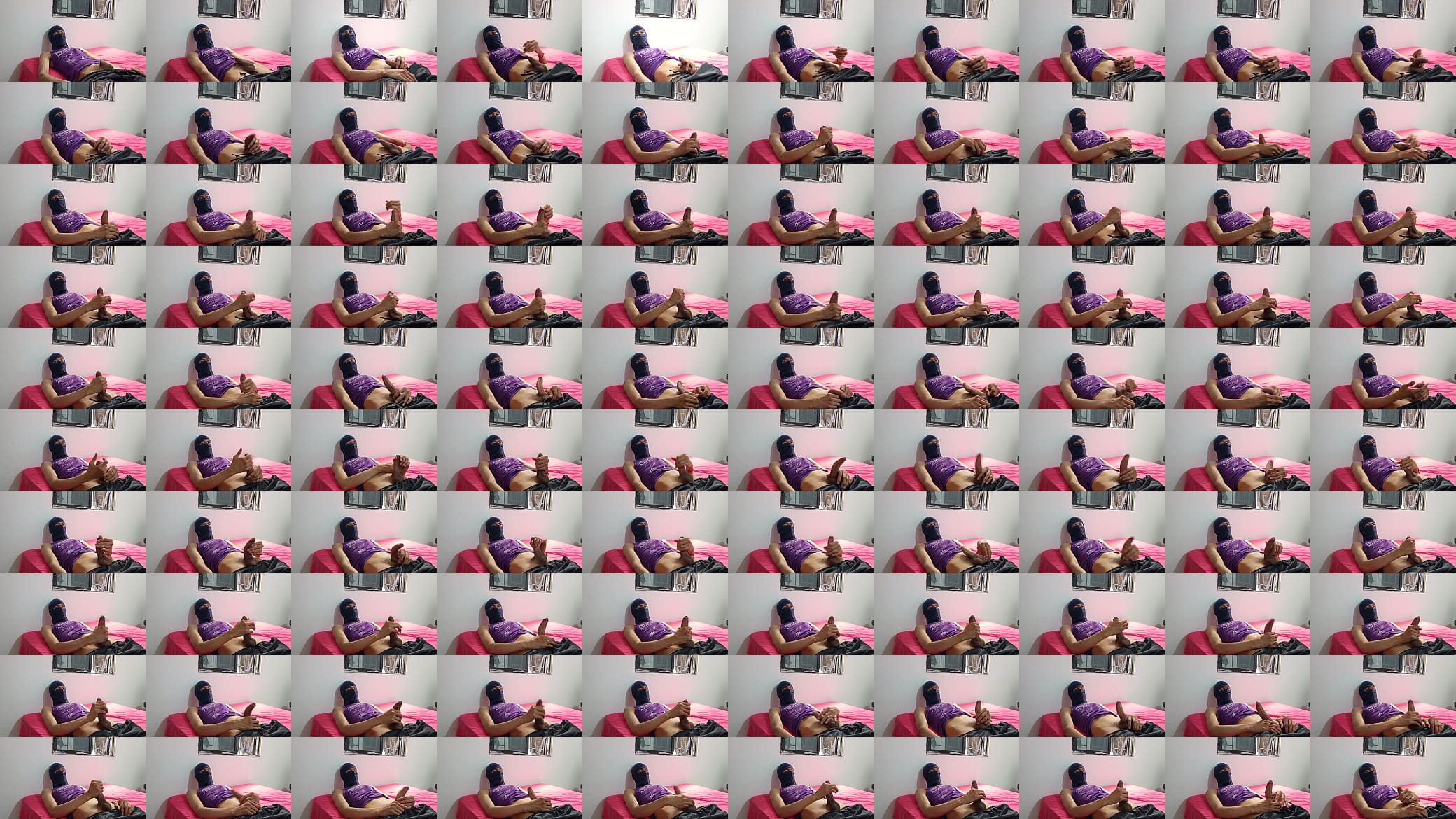 My step cousin&#039;s big thick cock masturbating 预览图