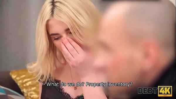 Debt4k. Pretty Maria Hurricane lassie seduces loan agent for crazy sex to close her debt