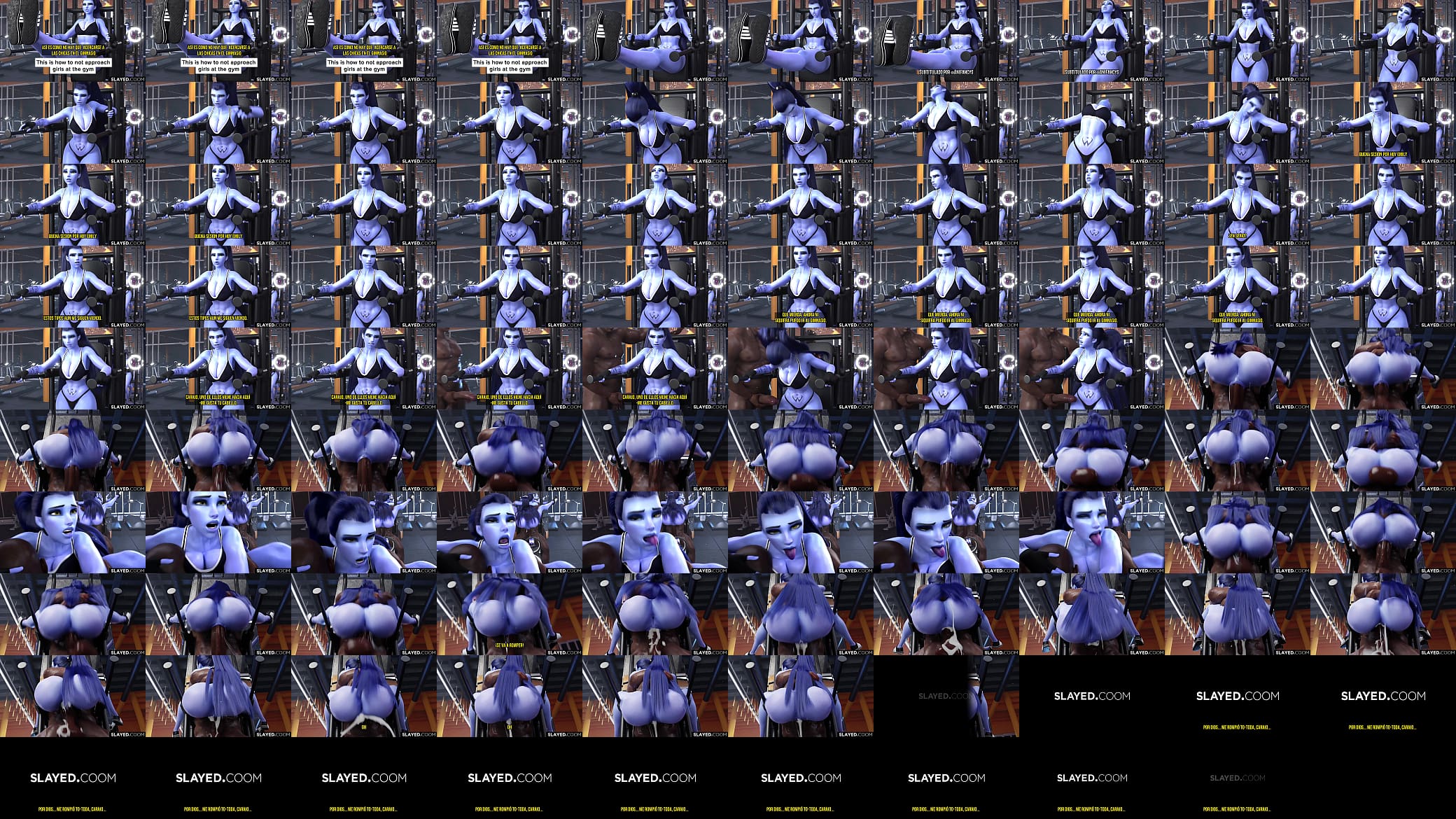 Entrenamiento con Widowmaker [Overwatch Hentai 3D] 预览图