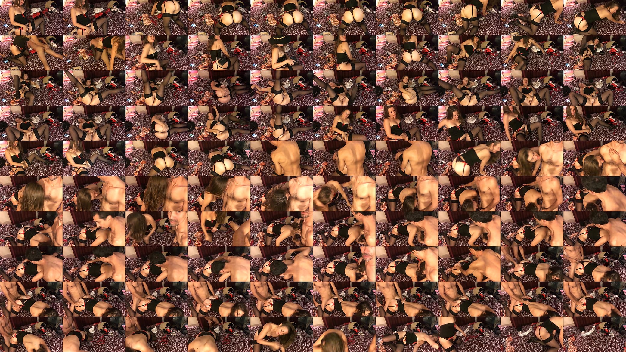 1420 - Amateur French Slut, Corset, Black Cotton Tanga, White MILF, Doggystyle, POV, Blowjob, Rimming 预览图