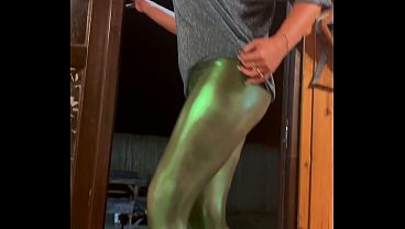  Are My Shiny Silver PVC Panties Getting You Hard?