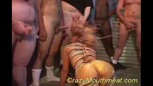 Crazy mouth meat oral orgy sex