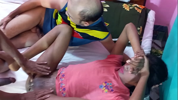 Download Video - Amateur MMF threesome - Girlfriend shared New year Fuck Bengali Fuck &period; Hanif pk and Popy and Manik