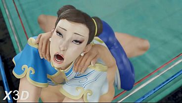 Gym Sparring with Chun Li