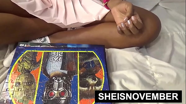 Stepbrother Ejaculated Gigantic Cumshot Down Promiscuous Ebony Stepsister Tight Throat, Curvy Geek Sheisnovember Get Thumb In Asshole, Thong Down In Short Dress Before Sucking His Horny Penis And Eating Sperm Stepfamily Erotica By Msnovember