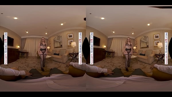 Naughty America beautiful petite blonde hottie Anna Claire Clouds fucks you in VR