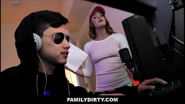 Big Ass Teen Step Sister Fucked By While He Plays Computer Game POV - Kenzie Madison, Juan "El Caballo" Loco