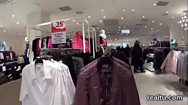 Stellar czech sweetie is seduced in the supermarket and rode in pov