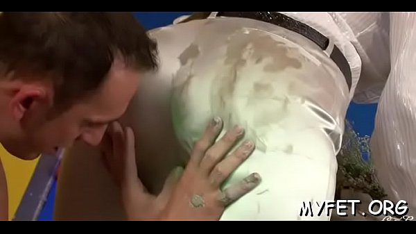 Hot kinky act with beauty