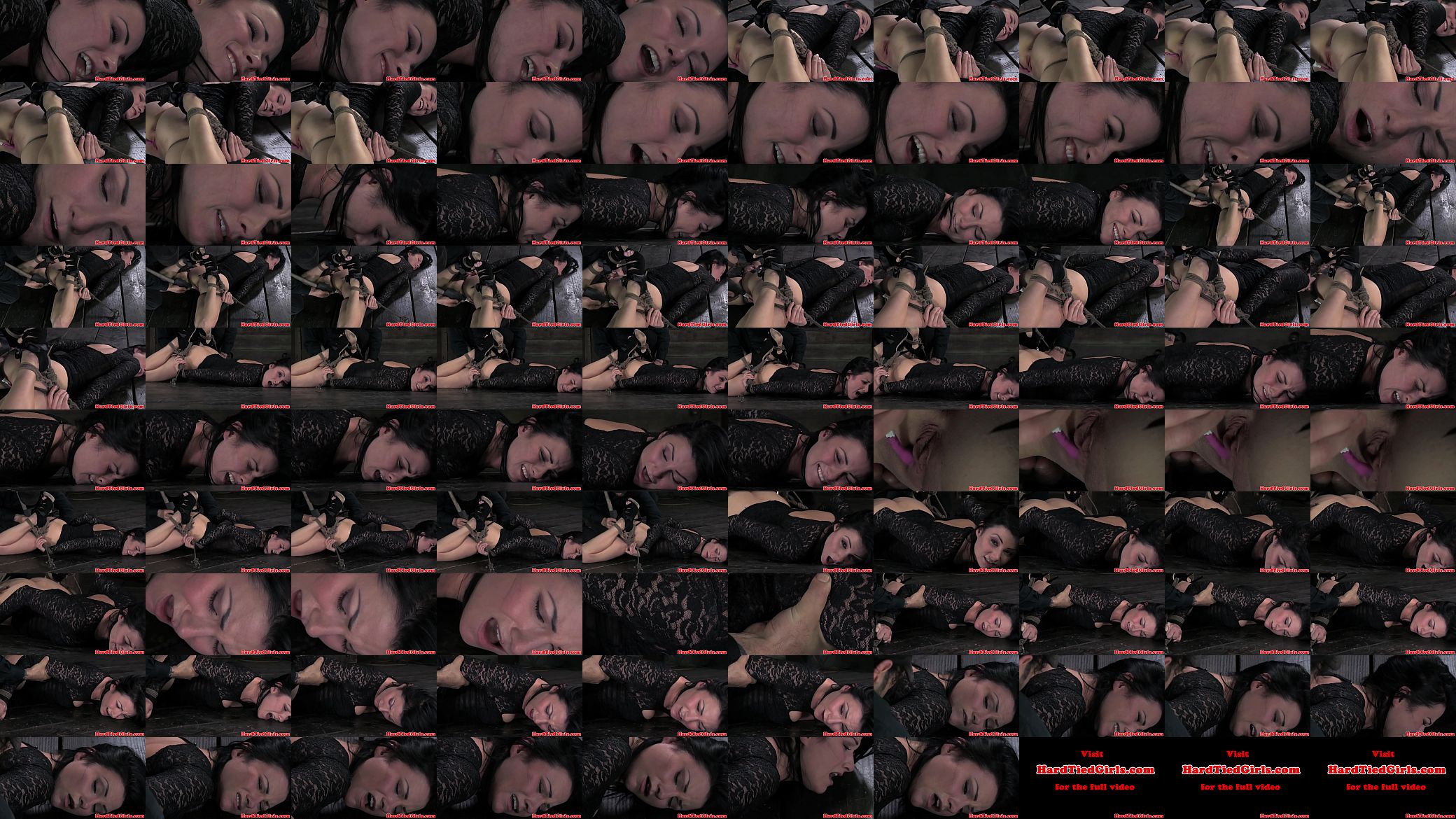 Floor tied bdsm sub Veruca James toy fun 预览图