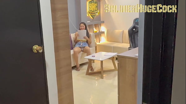 He comes to sign some documents and ends up sucking my cock