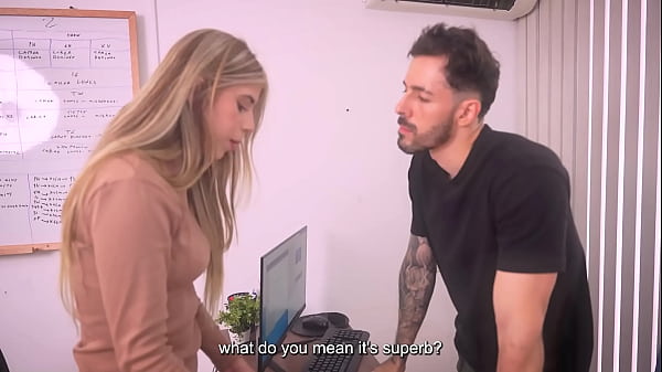 Distracted secretary MollySmithx fucks hard with her boss in the middle of the work day | Juan Bustos OFFICE