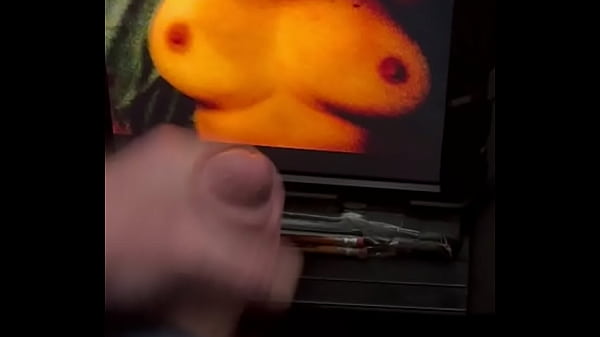 Watching My Wife on Xvideos – Pumping Cum To Her Natural Tits – A Cum Tribute