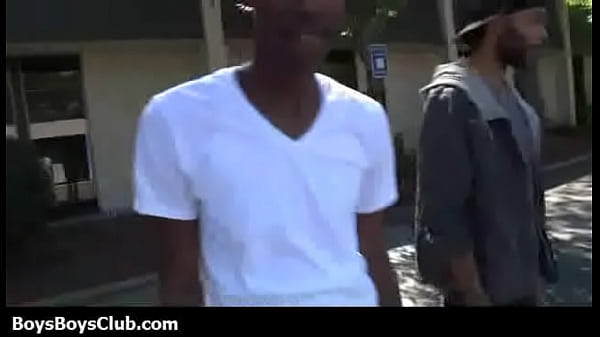 Hot muscled black gay boys humiliate white twin...