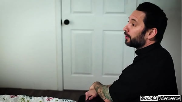 Blonde is spanked and fucked by a priest