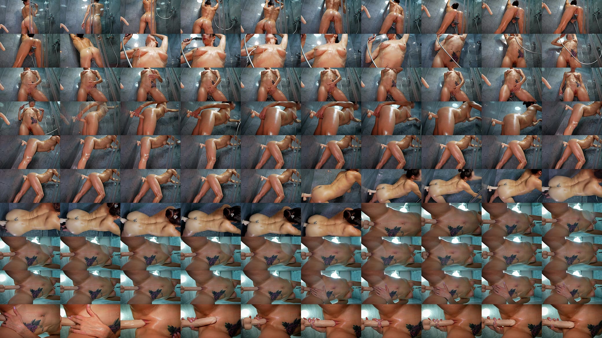 Juicy ass shakes, pussy dripping, and inside &ndash; a sea of cum 预览图
