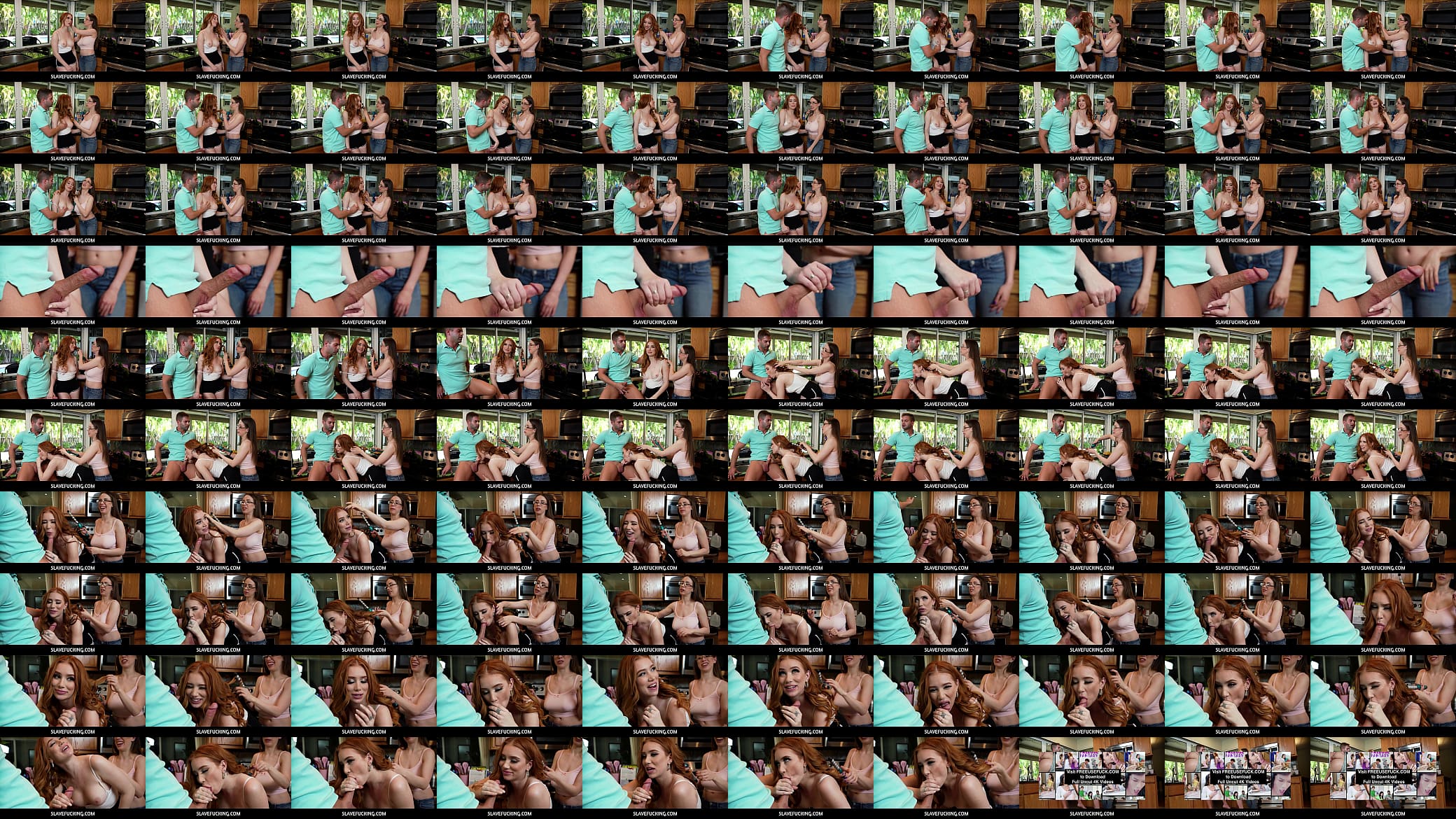 SlaveFucking  - FreeUse Big Ass Redhead Teen Step Sister Fucked By Stepbrother While BFF Watches 预览图