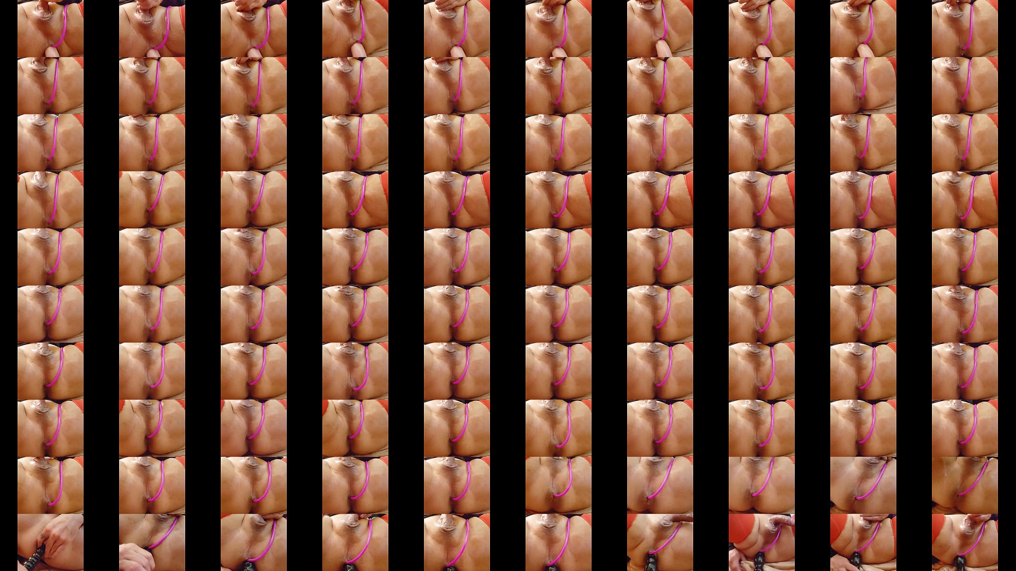 Shocking close up anal masterbating gape fun 预览图