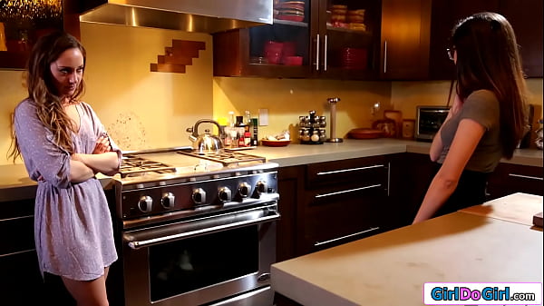 Download Video - Shy teen is rimmed by sorority president