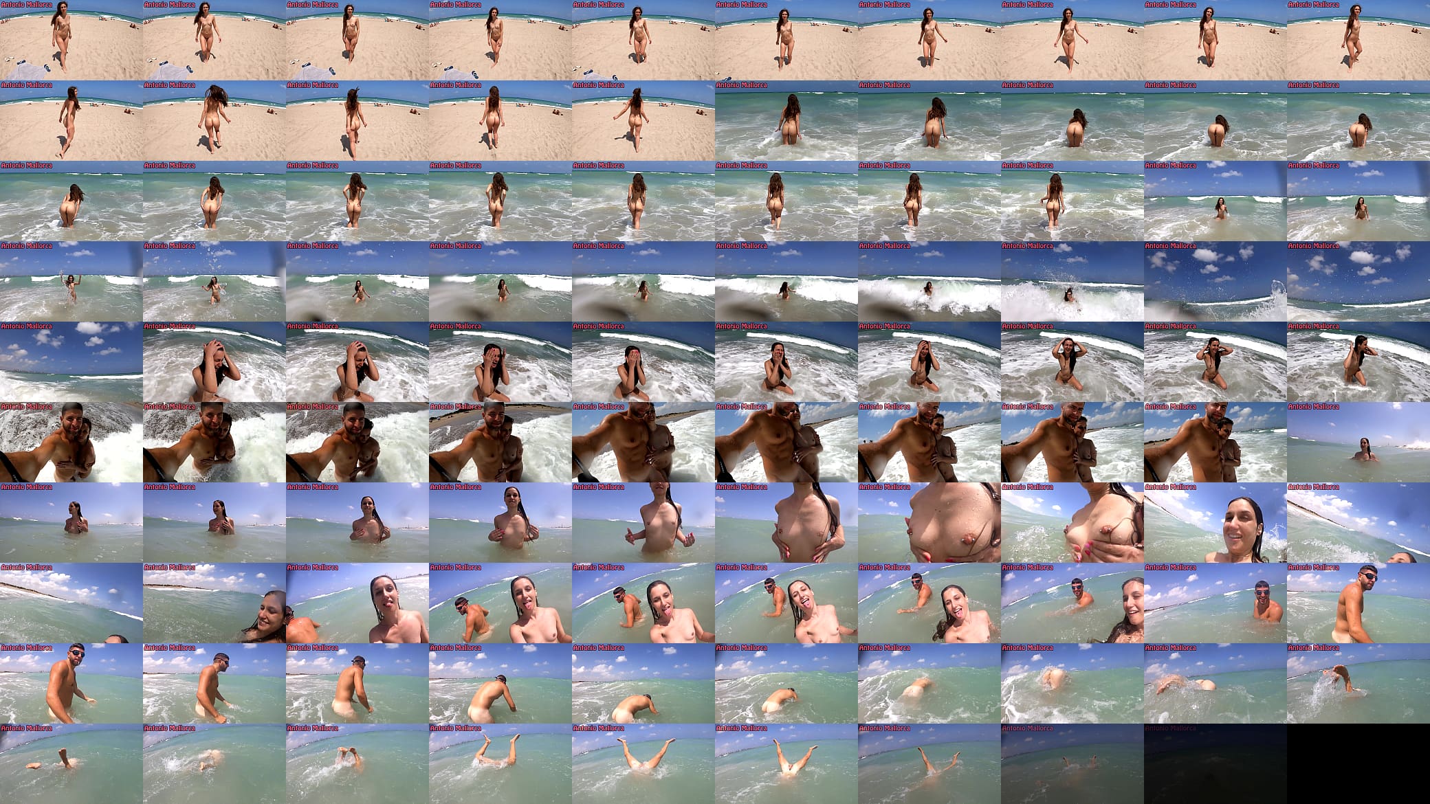 Having Fun With Hot Italian Girl On A Nude Beach 预览图