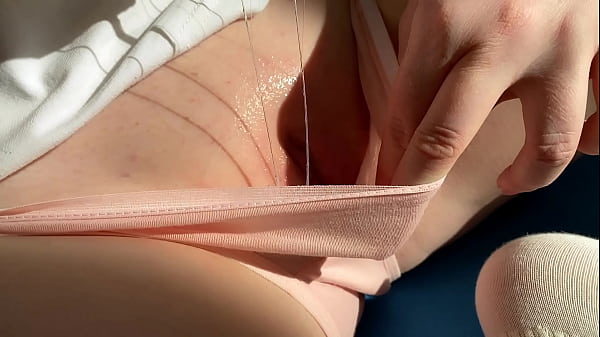 Virgin Pervert StepSister - Full Panties Squirt and Cum