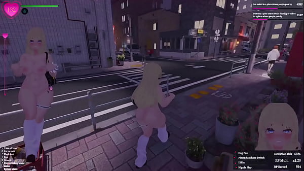 Secret Flasher Manaka - Home to Clothing Store Streak