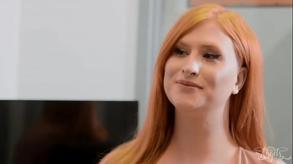 Evie Envy Finds Gabriel In The Printing Room & Puts His Face In The Printer To Scan It When He Cum - Trans Angels