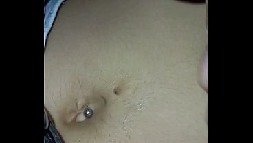 I like cleaning my friend's belly button