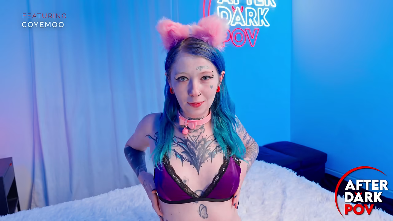 Coyemoo, la modelo alternativa alemana de pelo azul y lengua partida, recibe una follada dura en POV
                    european pornstar petite blowjob handjob rough skinny tattoo amateur gagging booty POV cowgirl deep throat moaning cum swallowing rough sex missionary big tits reverse cowgirl italy dirty talk big cock germany alternative cum in mouth face fucking butt plug fake tits real orgasm white girl bwc beautiful face tongue fetish white skin blue hair skinny body heavily tattooed pale white skin only vaginal muchos negros