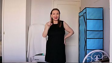 Pantyhose fetish. High heels and hairy pussy, hot GILF.