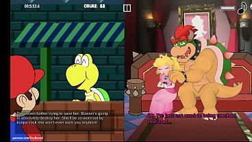 Bowser's Tower of Tortuer all~~Mario, Bowser and Peach fuck animations