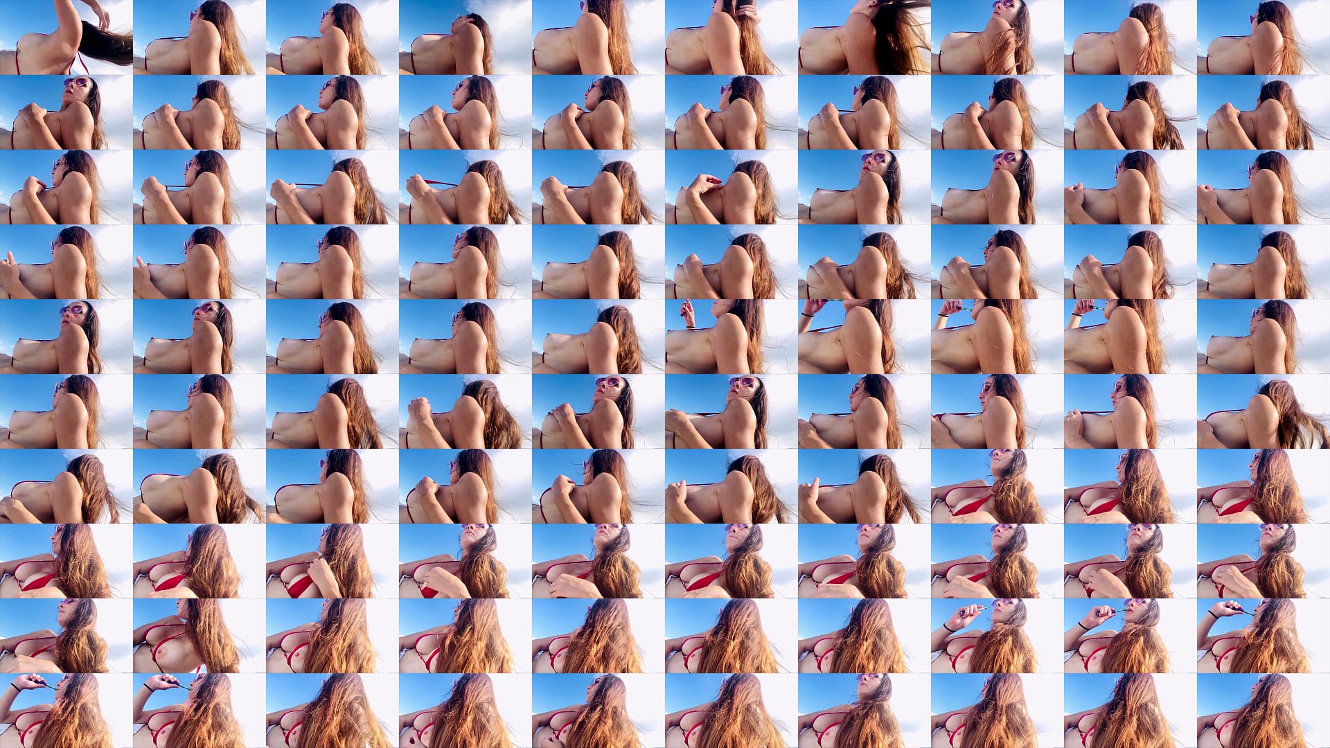 Italian Big Tits Milf Artemisia Love Hot Public Beach in Miami big tits and hard nipples Public Flashing 预览图