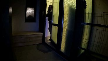 Midnight Shearling Coat Blowjob &ndash; Noisy Deepthroat Neighbor Tease